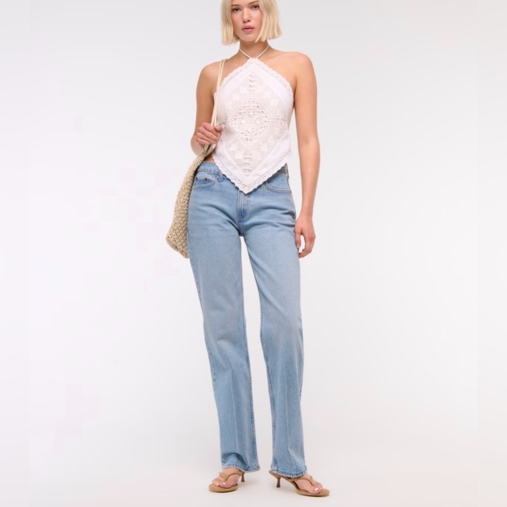 Abercrombie & Fitch Low Rise 90s Baggy Jean | Size 28 / 6 Regular - Picture 1 of 12